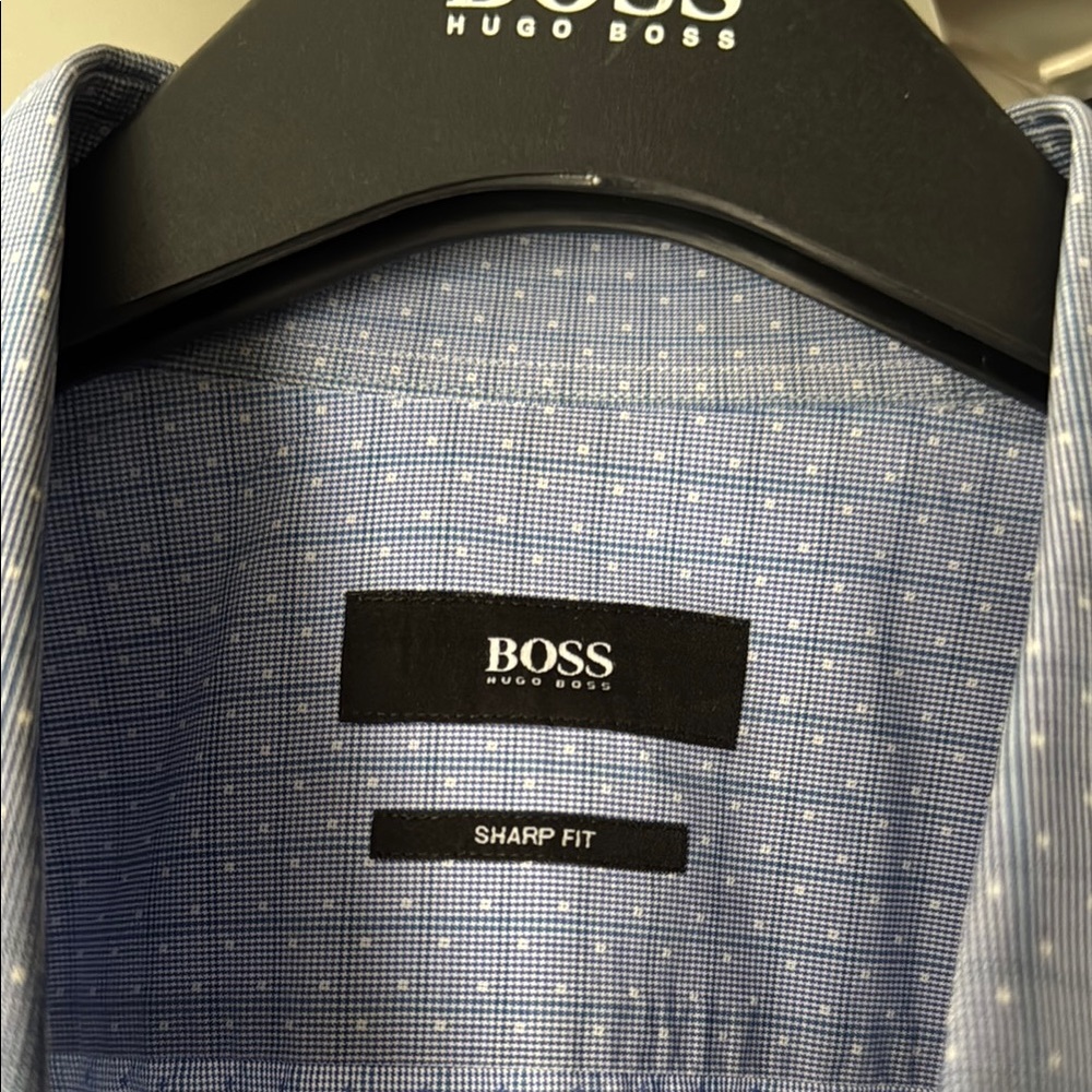 Hugo Boss Men's Blue Shirt